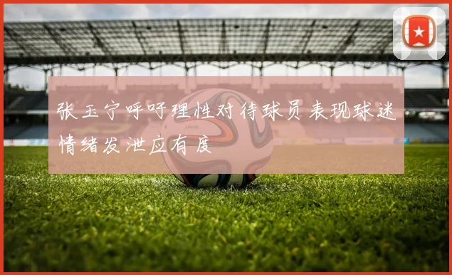 张玉宁呼吁理性对待球员表现球迷情绪发泄应有度